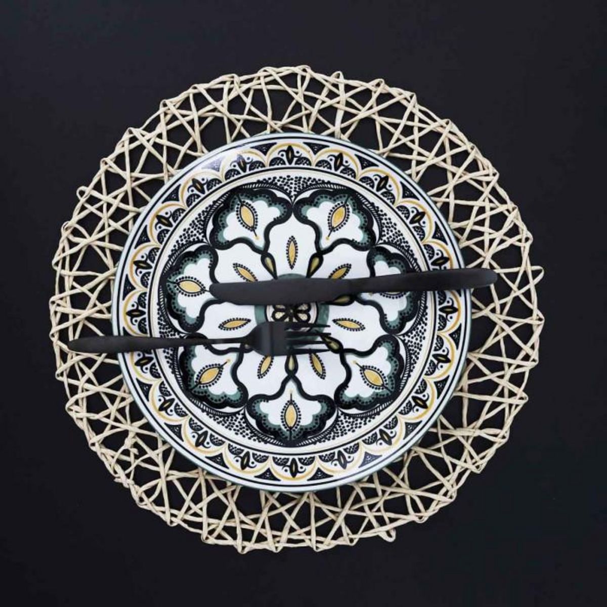 Paris Prix Set de Table Design  Ajouré  38cm Beige