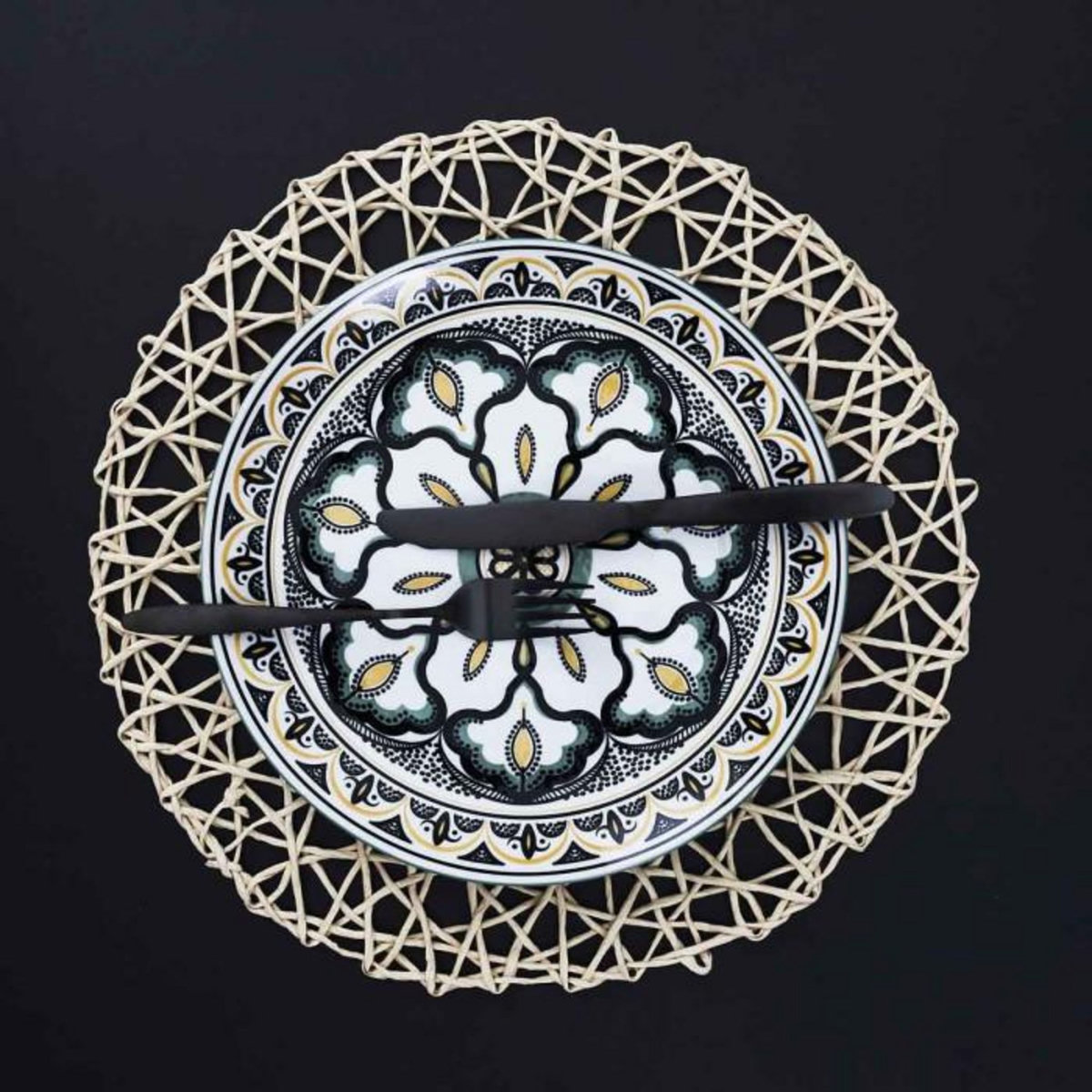 Paris Prix Set de Table Design  Ajouré  38cm Beige