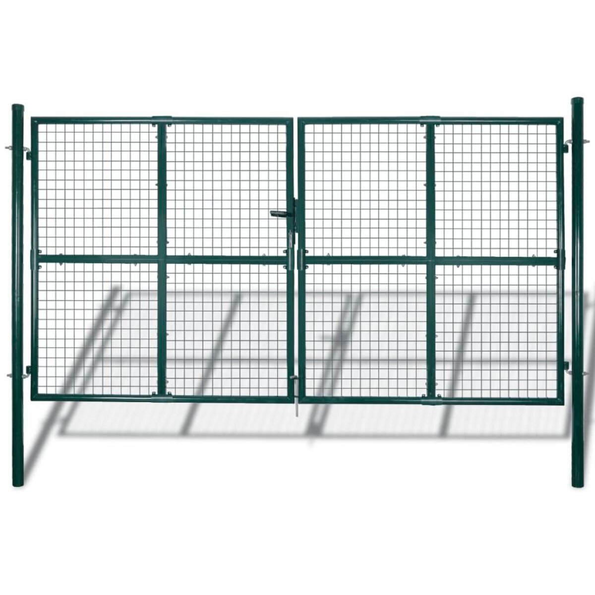 VIDAXL Portail de Cloture en Grillage Galvanisee 289 x 200 cm / 306 x 250 cm