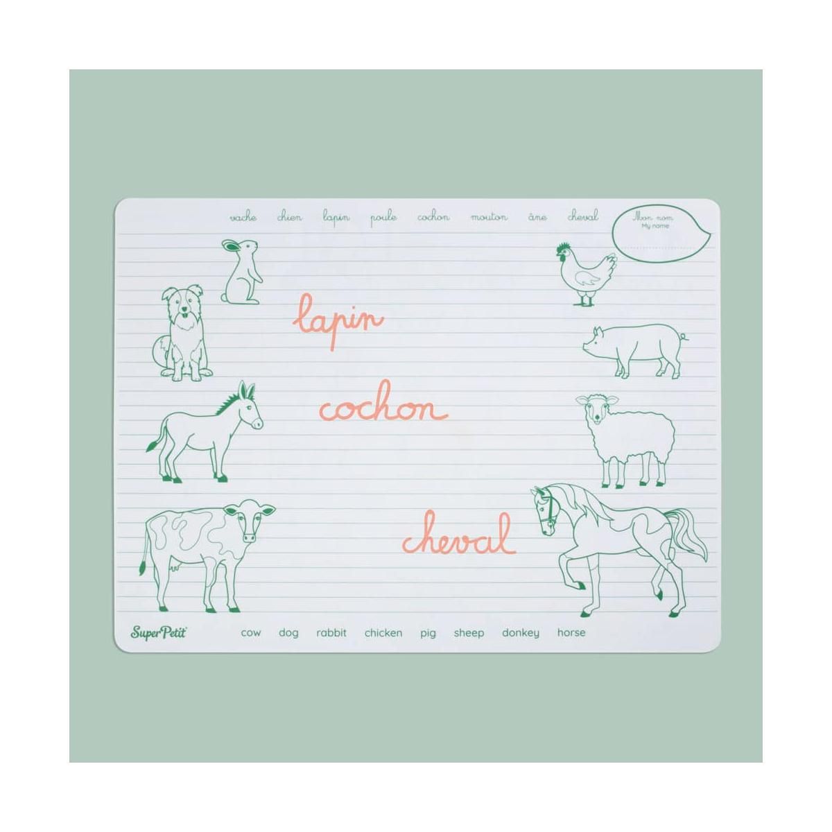 SUPER PETIT Kit j'apprend les animaux de la ferme