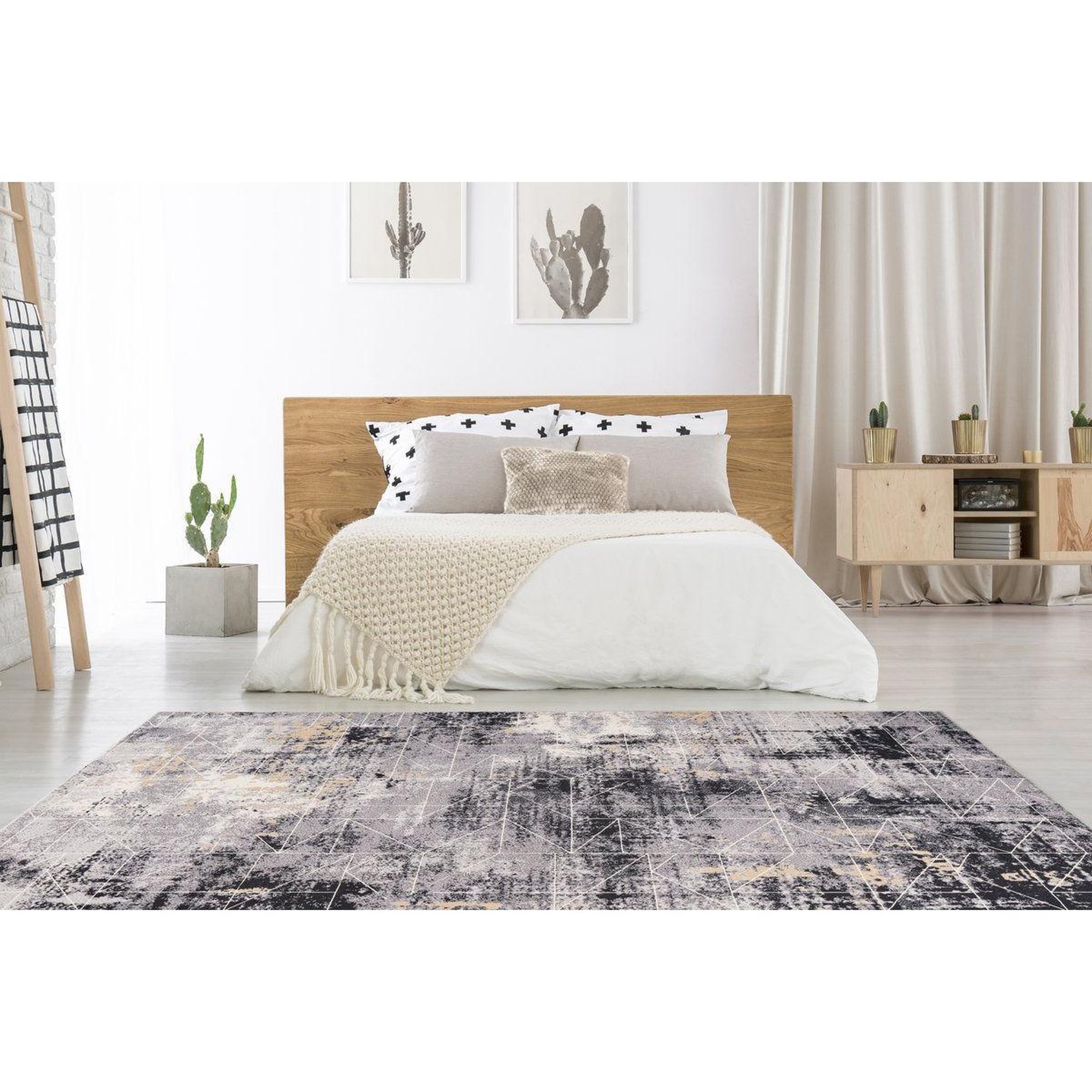 Voir la diapositive 5 : Paris Prix Tapis imprimé tissé à la main  piedmont  multicolore