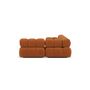 Voir la diapositive 4 : LISA DESIGN Ruby - canapé modulable d'angle droit 5 places en velours texturé
