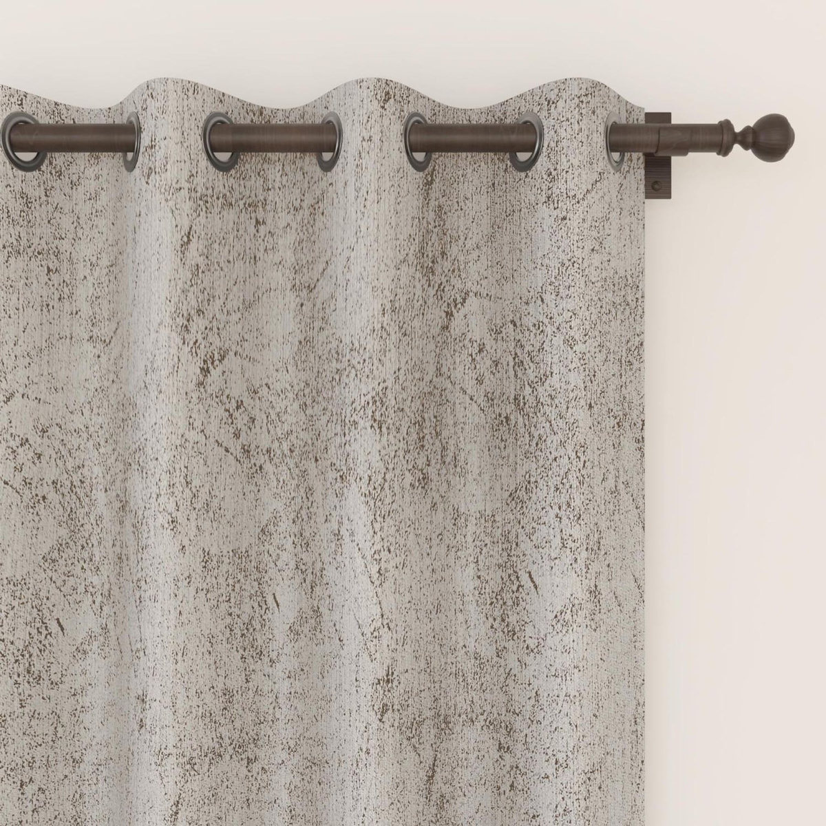 SOLEIL D'OCRE Rideau occultant à oeillets ADRIEN, par Soleil d'Ocre