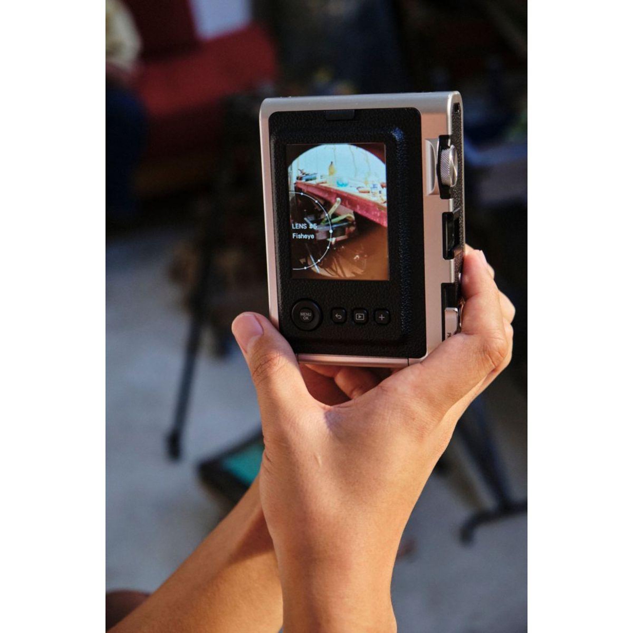 Voir la diapositive 4 : FUJIFILM Appareil photo Instantané Instax Mini EVO Black