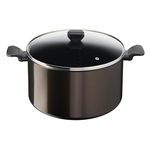 TEFAL Marmite aluminium + couvercle  EASY COOK & CLEAN 30 cm
