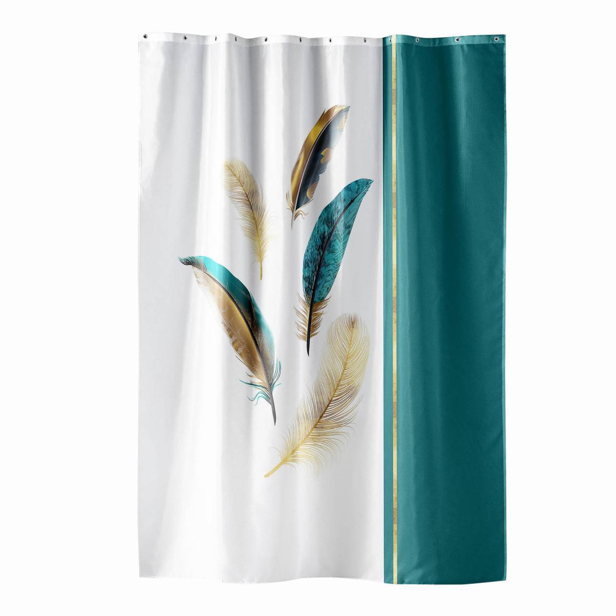 Douceur d'Intérieur Rideau de douche  plumiss  180x200cm multicolore