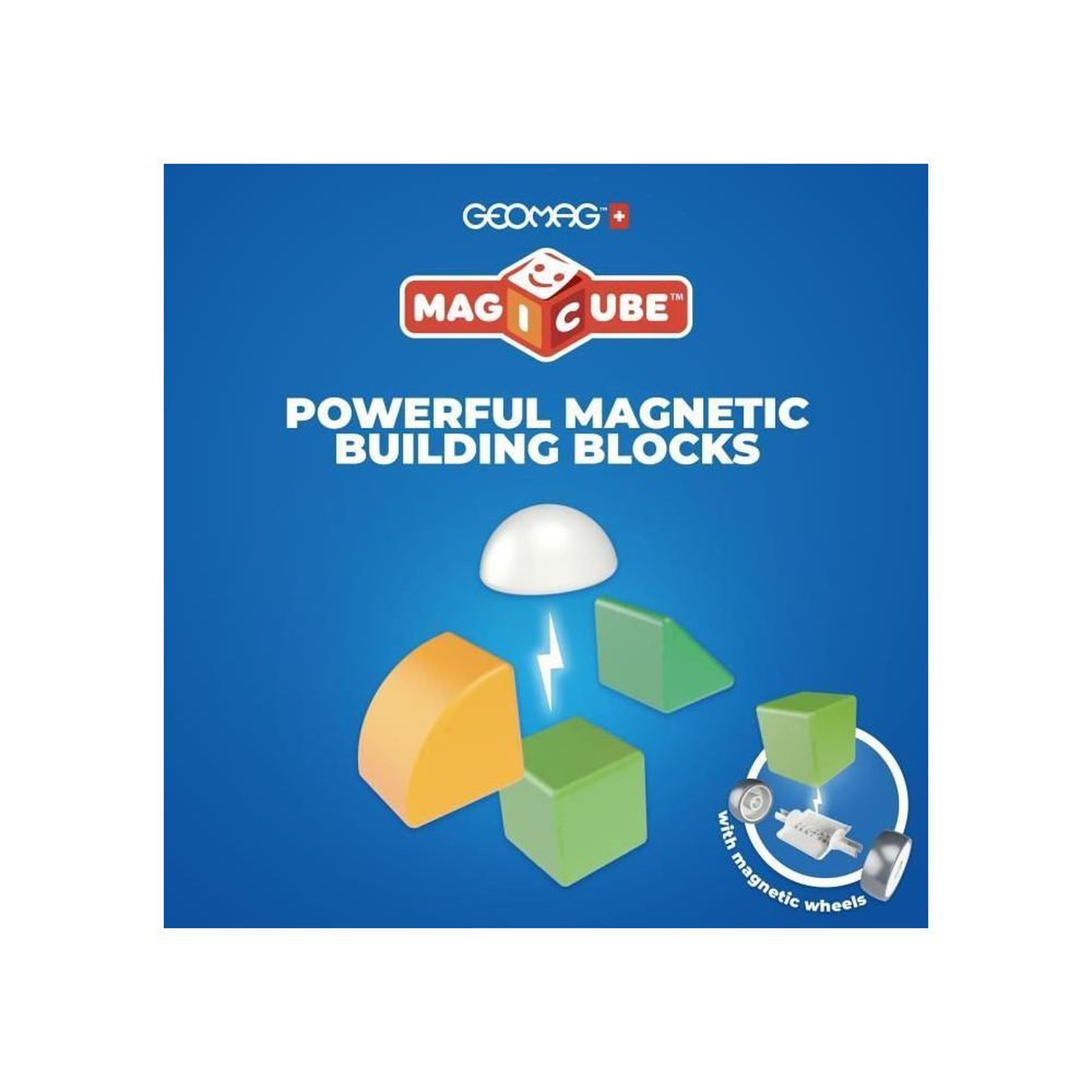 Voir la diapositive 3 : Geomag Blocs magnétiques - GEOMAG - Mon petit monde en formes - 25 pieces - Éducatif - Plastique recyclé - Des 12 mois