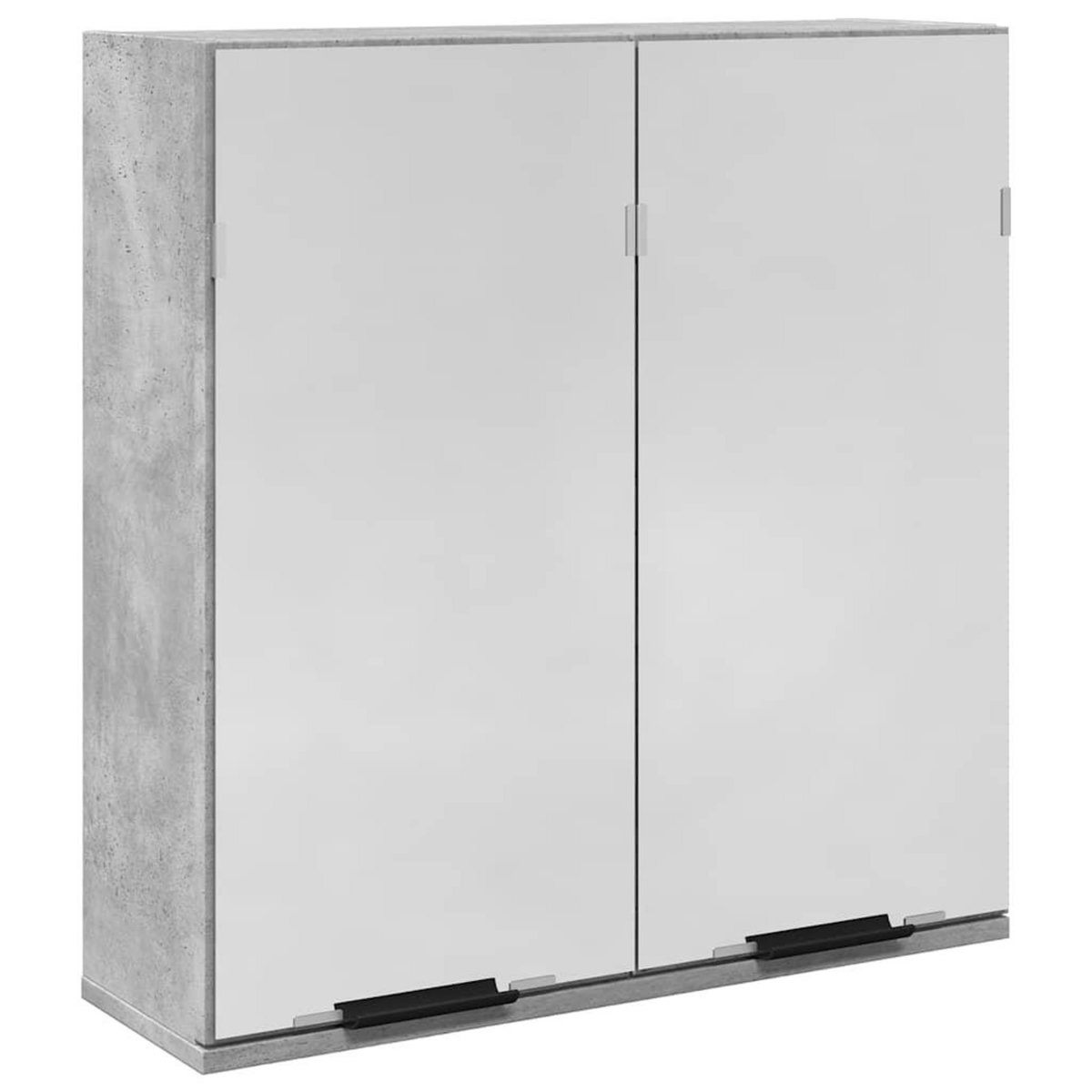 VIDAXL Armoire a miroir de salle de bain gris beton bois d'ingenierie