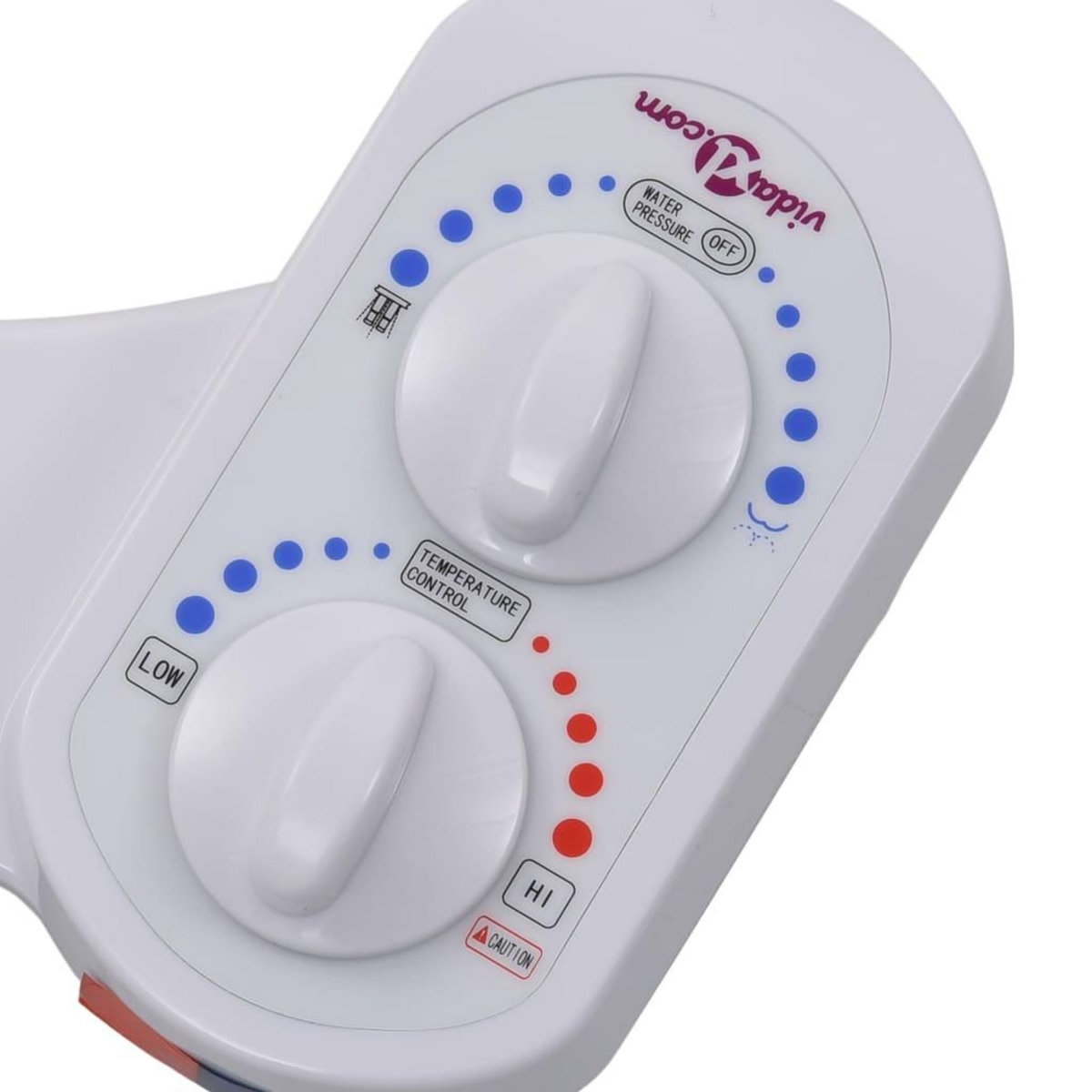 VIDAXL Accessoire siege toilette et eau chaude et froide buse unique