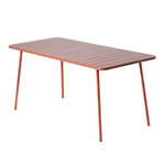 CONCEPT USINE Table de jardin 6 places 160cm terracotta BERGAME