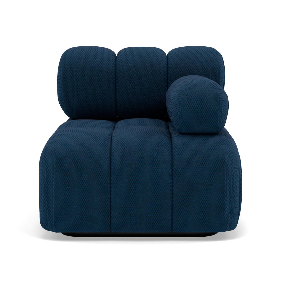 LISA DESIGN Ruby - module d'assise droit en velours texturé