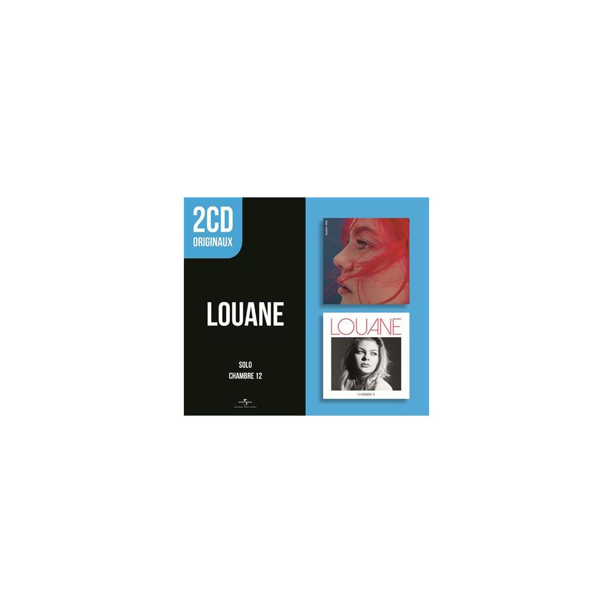 Cd louane chambre 12 / solo (2cd originaux) – variété française pop