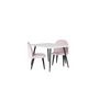 Voir la diapositive 2 : Paris Prix Table Enfant & 2 Chaises  Polar  80cm Blanc & Rose