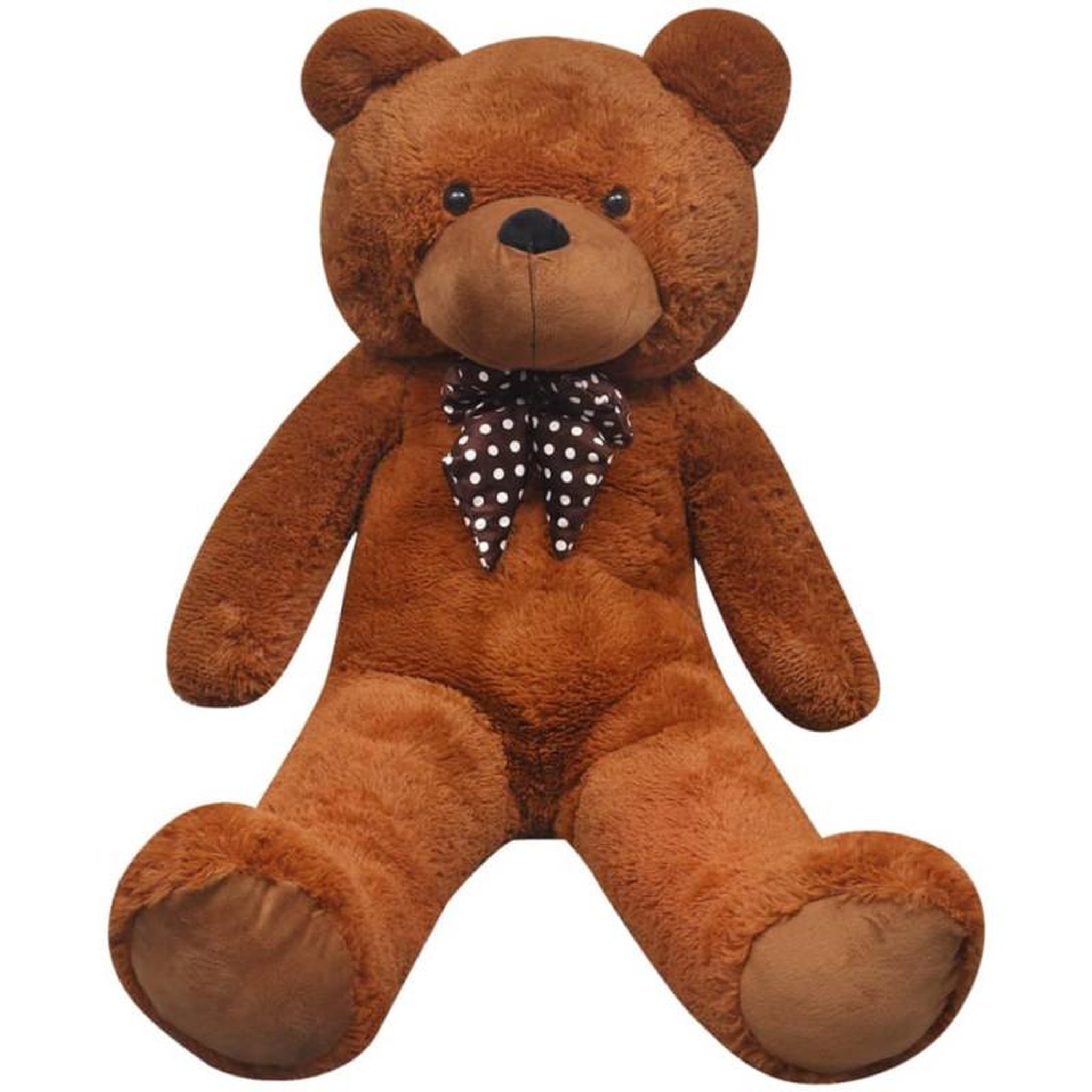 Voir la diapositive 2 : VIDAXL Ourson en peluche XXL Marron 160 cm