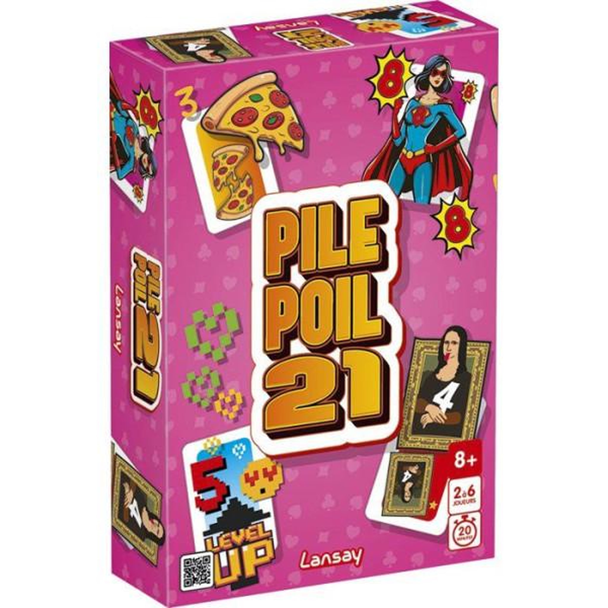 LANSAY PILE POIL 21 - Jeu de société - LANSAY - Des 8 ans