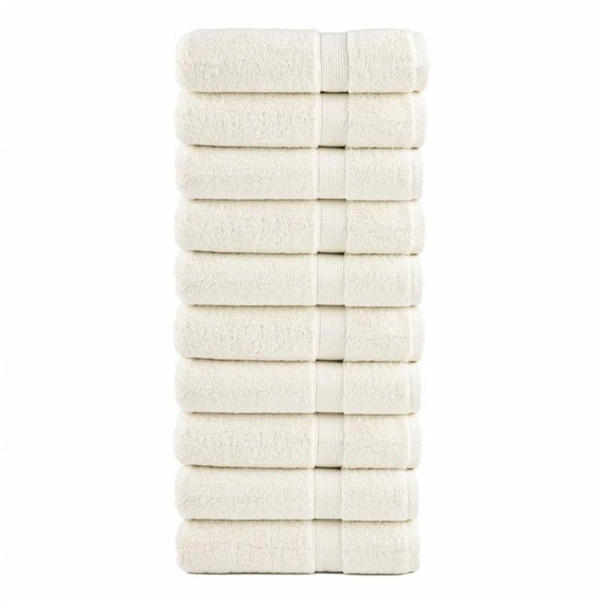 VIDAXL Serviettes de bain de qualité supérieure SOLUND 10 pcs 600g m²