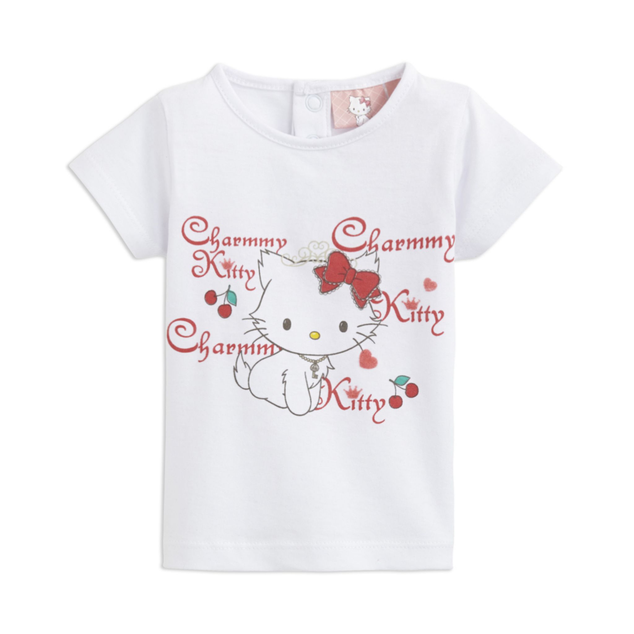 T-shirt Hello Kitty Manches Courtes Pour Enfant 6-8 Ans - 100% Coton - Occasion Très Bon état