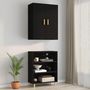 Voir la diapositive 3 : VIDAXL Armoire murale suspendue Noir 69,5x34x90 cm