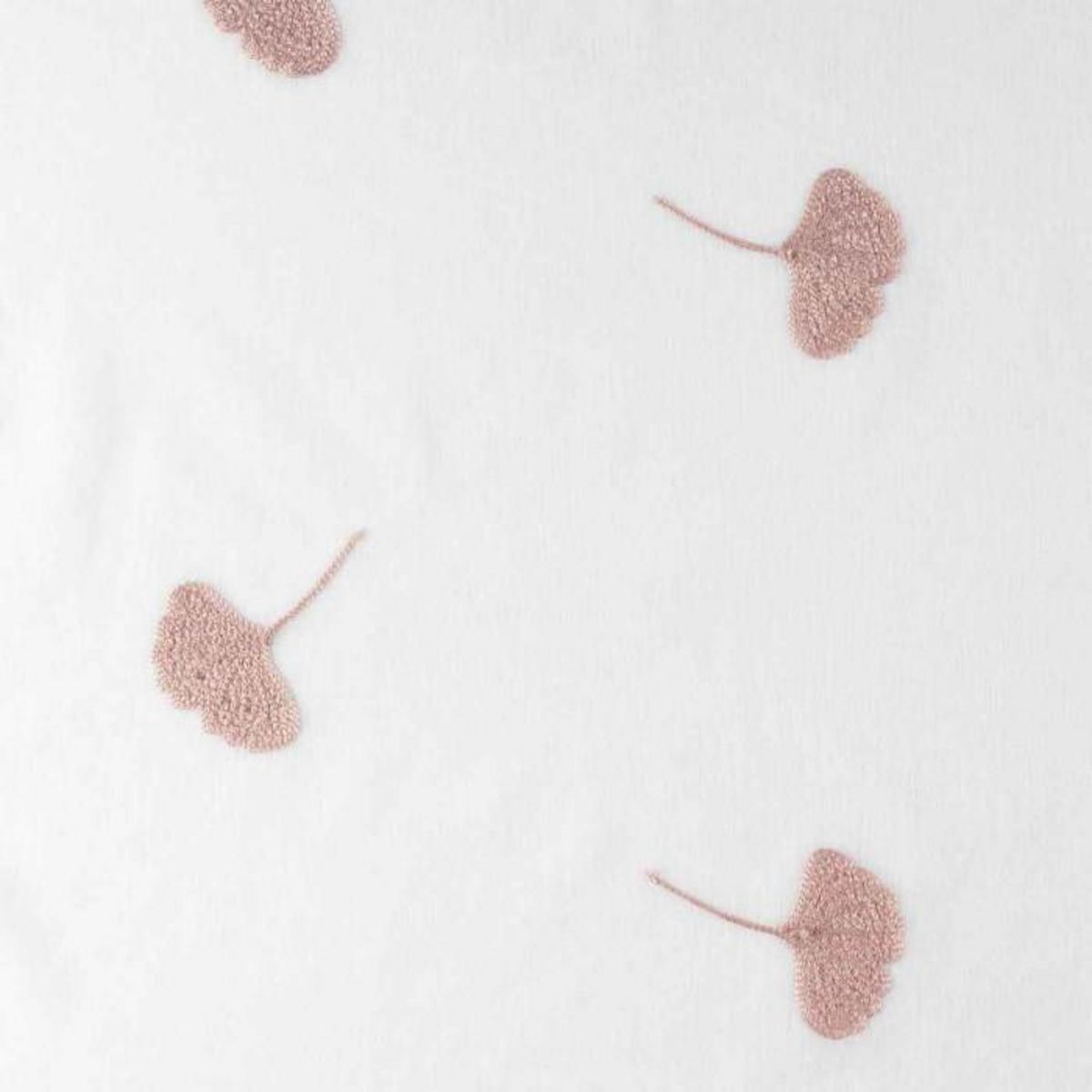 Paris Prix Rideau Voilage à Œillets  Ariella  140x280cm Blanc & Rose