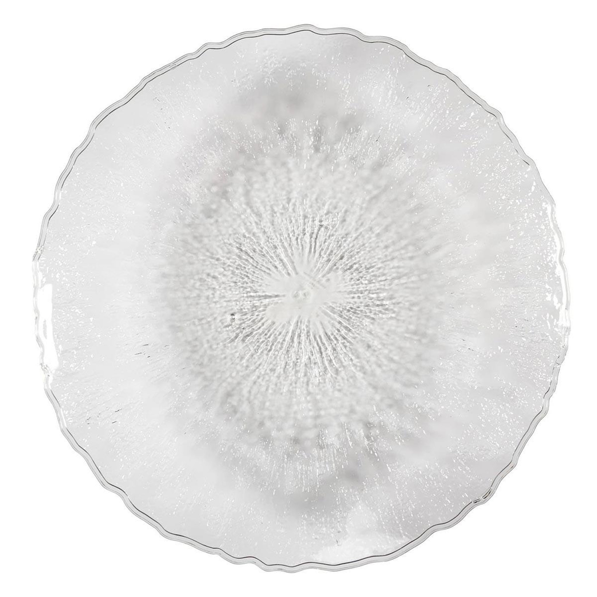 Voir la diapositive 2 : The Home Deco Factory Plateau design martelé  rogelio  42cm transparent