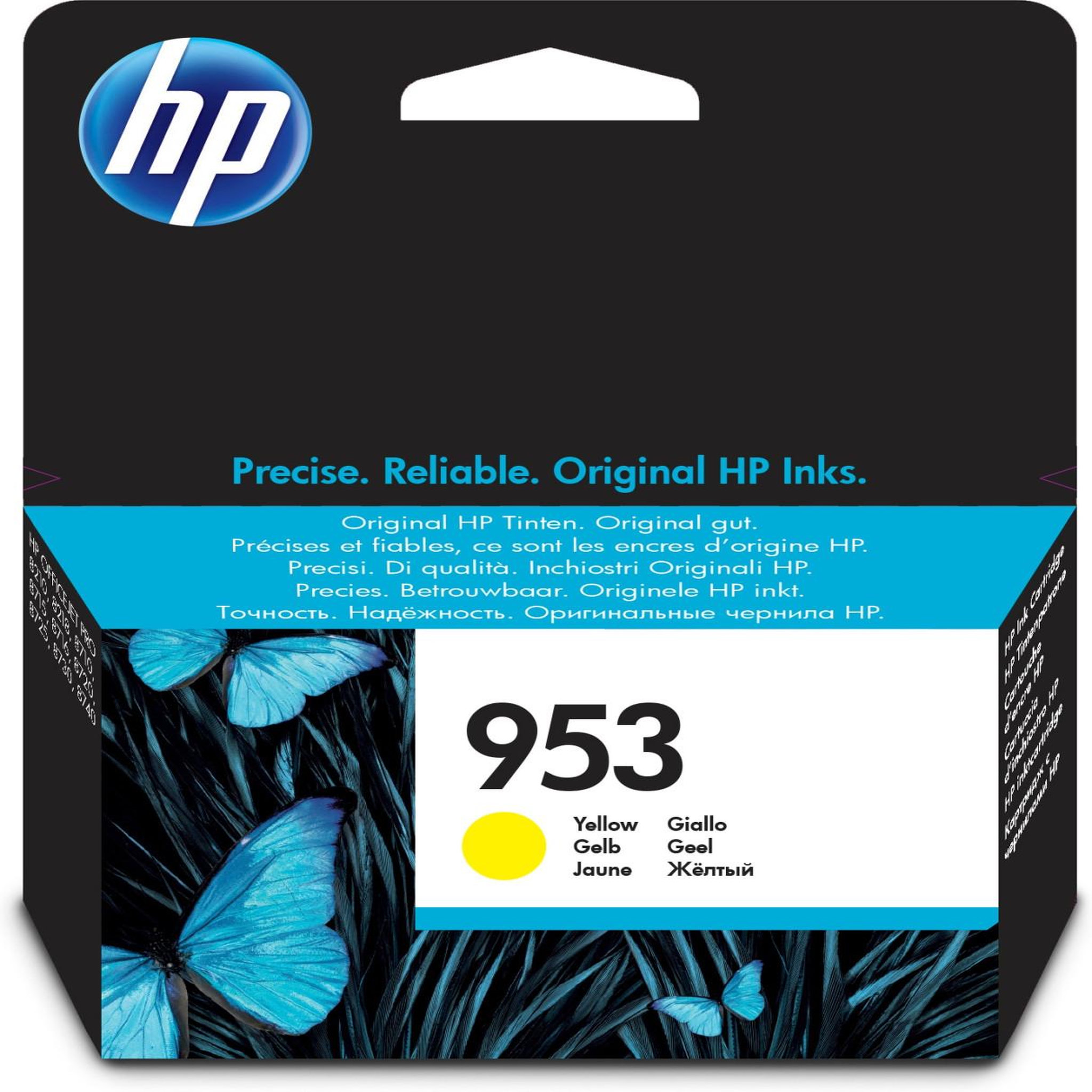 Voir la diapositive 3 : HP HP 953 cartouche dencre jaune authentique pour HP OfficeJet Pro 8710/8715/8720 F6U14AE