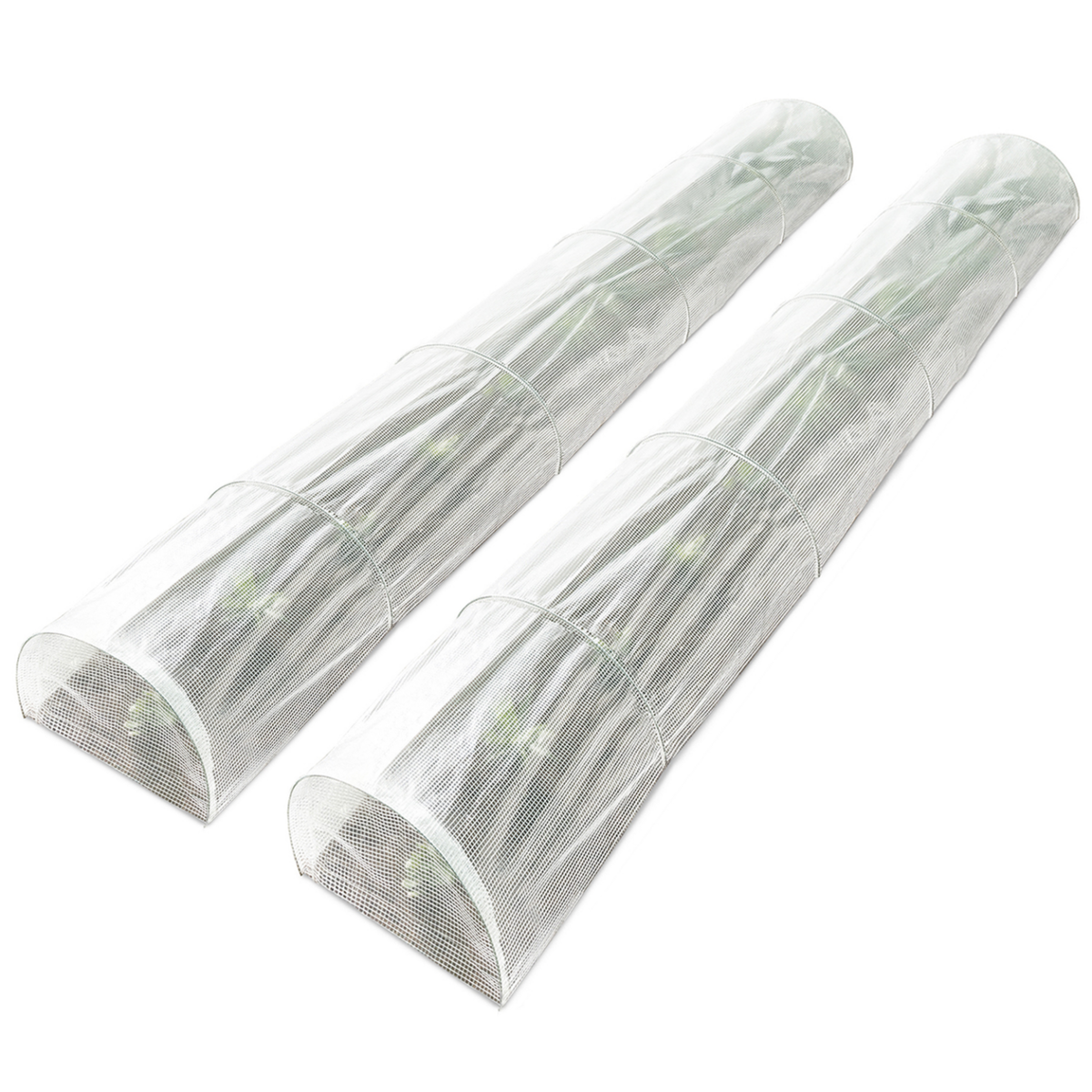 ID MARKET Lot de 2 tunnels de forçage accordéon toutes saisons PRO 5M
