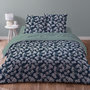 Voir la diapositive 1 : Parure housse de couette en microfibre motif floral ALINE