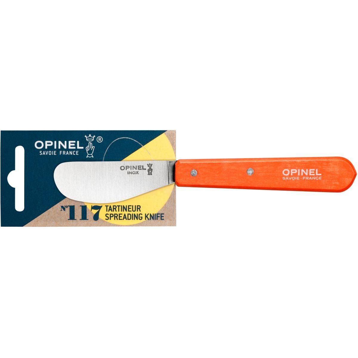 Opinel Couteau à beurre No117 mandarine