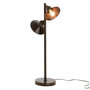 Voir la diapositive 2 : Paris Prix Lampe à Poser Design en Métal  Conic  80cm Marron Foncé