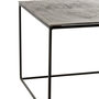 Voir la diapositive 4 : Paris Prix Table Basse Rectangulaire  Oxidize  110cm Noir