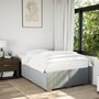 Voir la diapositive 1 : VIDAXL Cadre de lit sans matelas gris clair 120x190 cm tissu