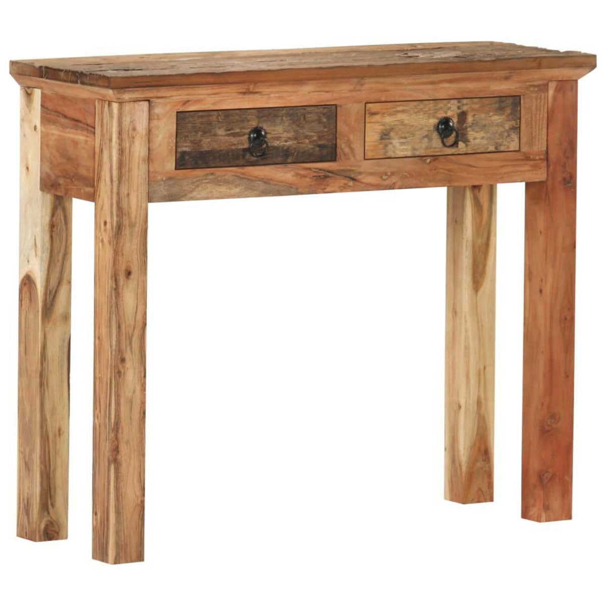 VIDAXL Table console 90,5x30x75 cm Bois d'acacia et de recuperation