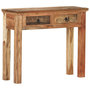 Voir la diapositive 1 : VIDAXL Table console 90,5x30x75 cm Bois d'acacia et de recuperation