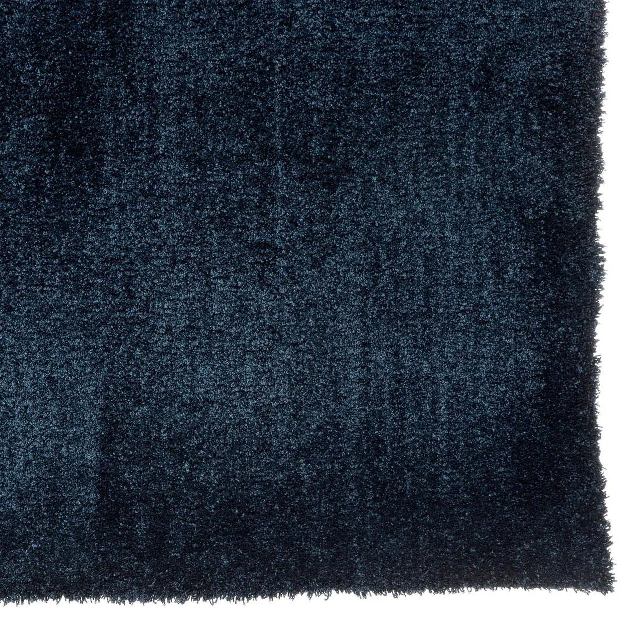 Voir la diapositive 2 : ATMOSPHERA Tapis déco uni  joanne  120x170cm bleu encre