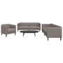 Voir la diapositive 1 : VIDAXL Ensemble de canapes 3 pcs taupe tissu