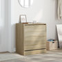 Voir la diapositive 3 : VIDAXL Armoire a chaussures chene sonoma 60x42x69 cm bois d'ingenierie