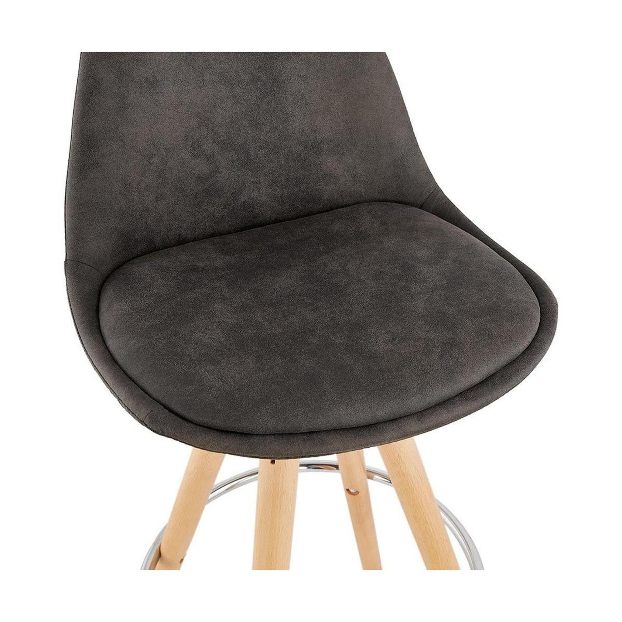 Voir la diapositive 6 : Paris Prix Tabouret de bar scandinave  miro  87cm gris & naturel