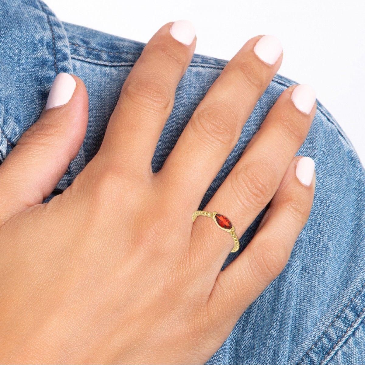 SC BOHEME Bague ajustable SC Bohème ornée d'un Cristal scintillant