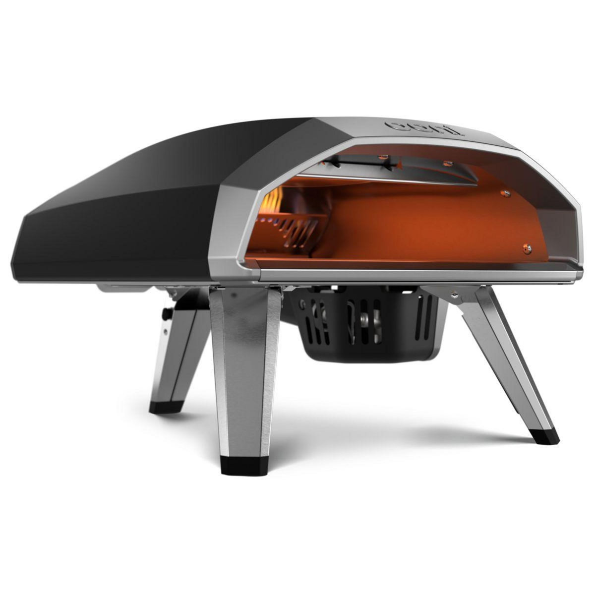 OONI Four à pizza gaz Koda 2 noir pizza 35 cm, préchauffage 20 min, de 190 à 500°C