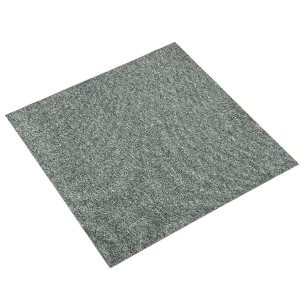 VIDAXL Dalles de tapis de sol 20 pcs 5 m^2 50x50 cm Vert