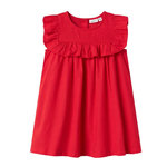 NAME IT Robe Rouge Fille Name it Alinnen. Coloris disponibles : Rouge
