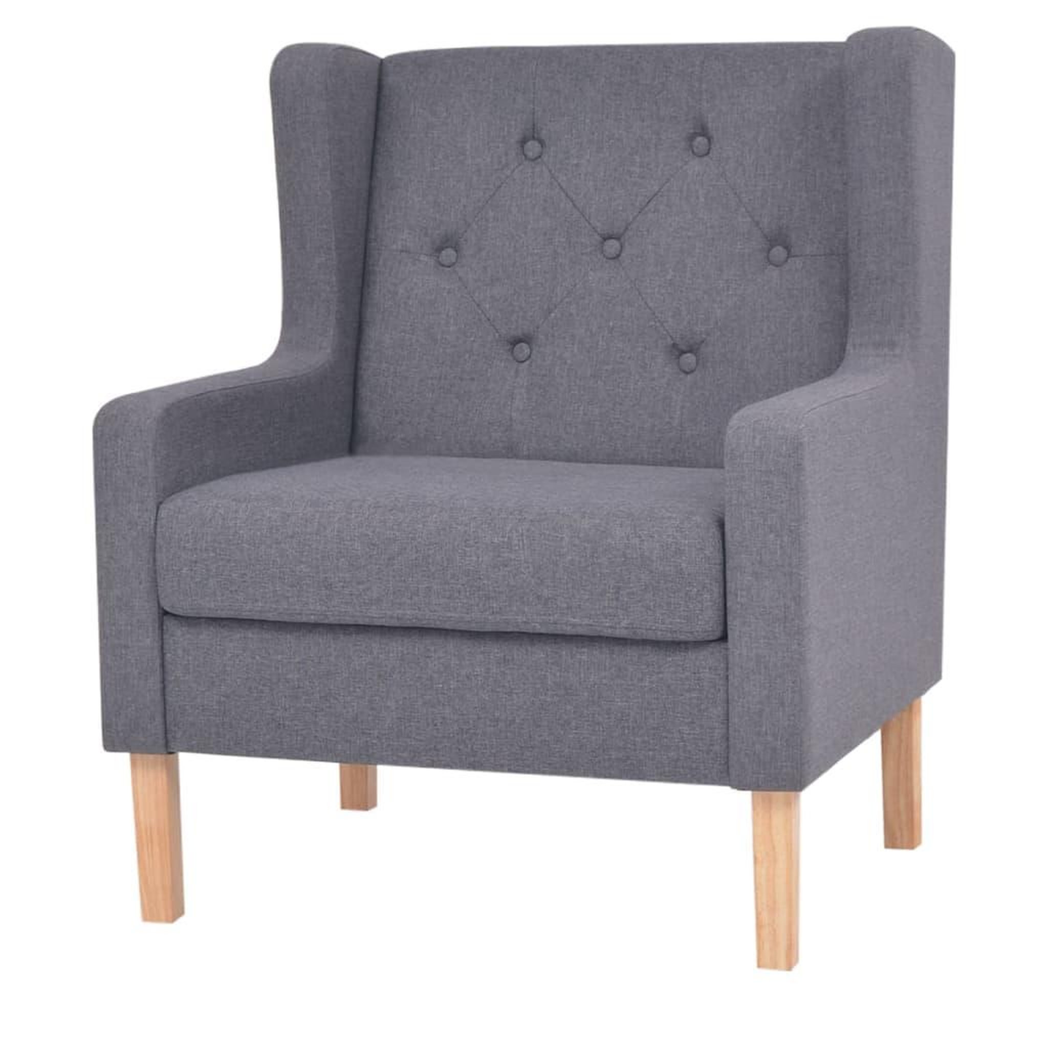 Voir la diapositive 5 : VIDAXL Ensemble de canapes 2 pcs tissu gris