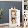 Voir la diapositive 3 : VIDAXL Buffet Blanc brillant 30x30x70 cm Bois d'ingenierie