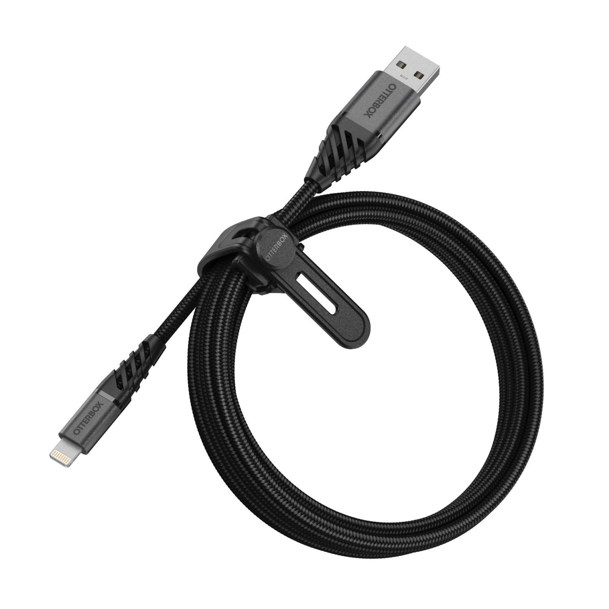 Voir la diapositive 3 : Otterbox OtterBox Premium Cable USB A-Lightning 2M, noir
