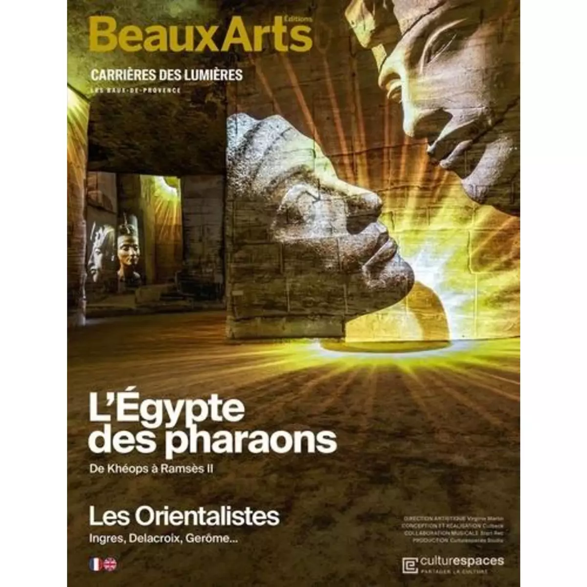  L'EGYPTE DES PHARAONS. DE KHEOPS A RAMSES II, EDITION BILINGUE FRANCAIS-ANGLAIS, Beaux Arts Editions
