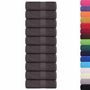 Voir la diapositive 2 : VIDAXL Gants de toilette 10 pcs anthracite 15x21cm 360 g m² 100% coton