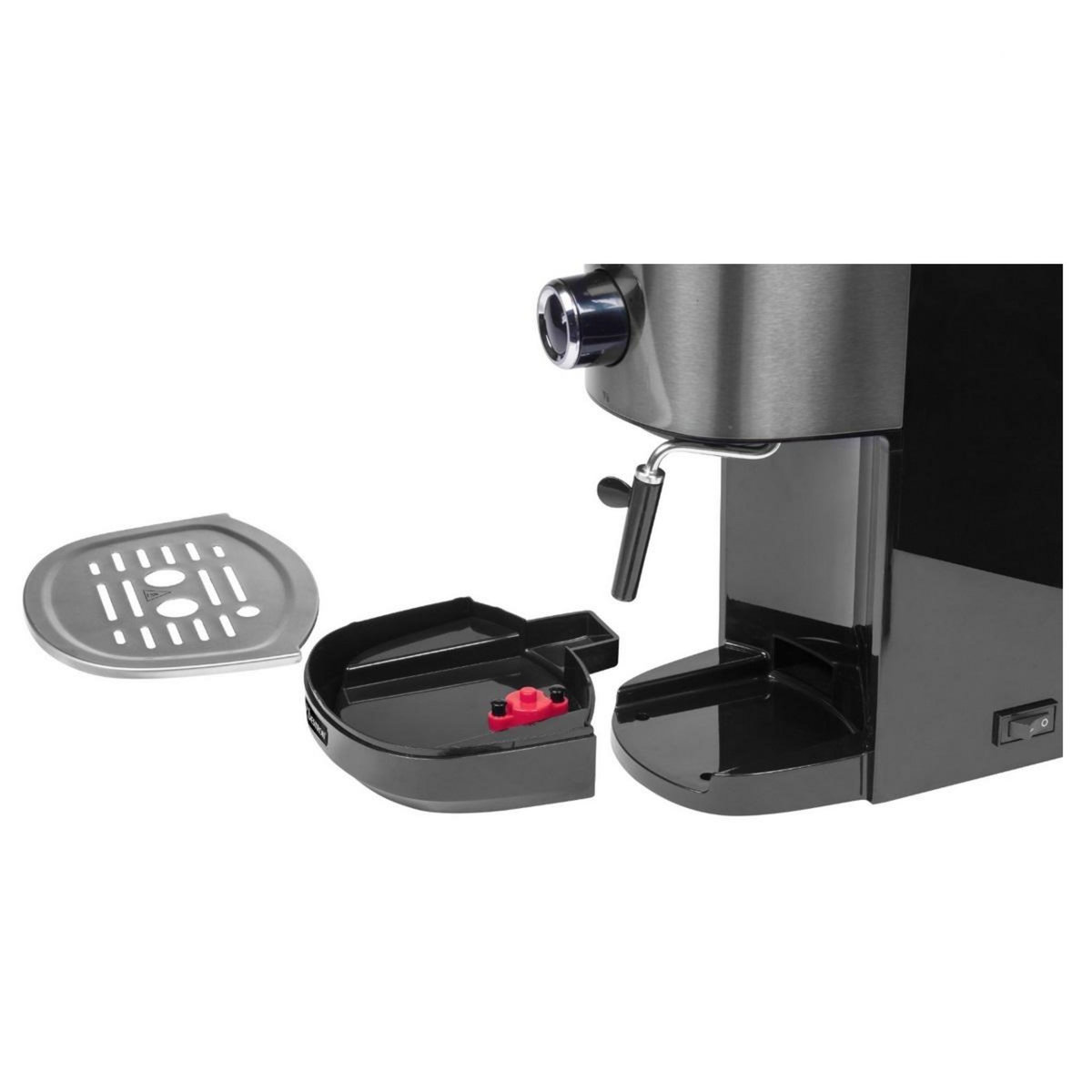 Bestron Machine à expresso 15 bars argent - AES800STE