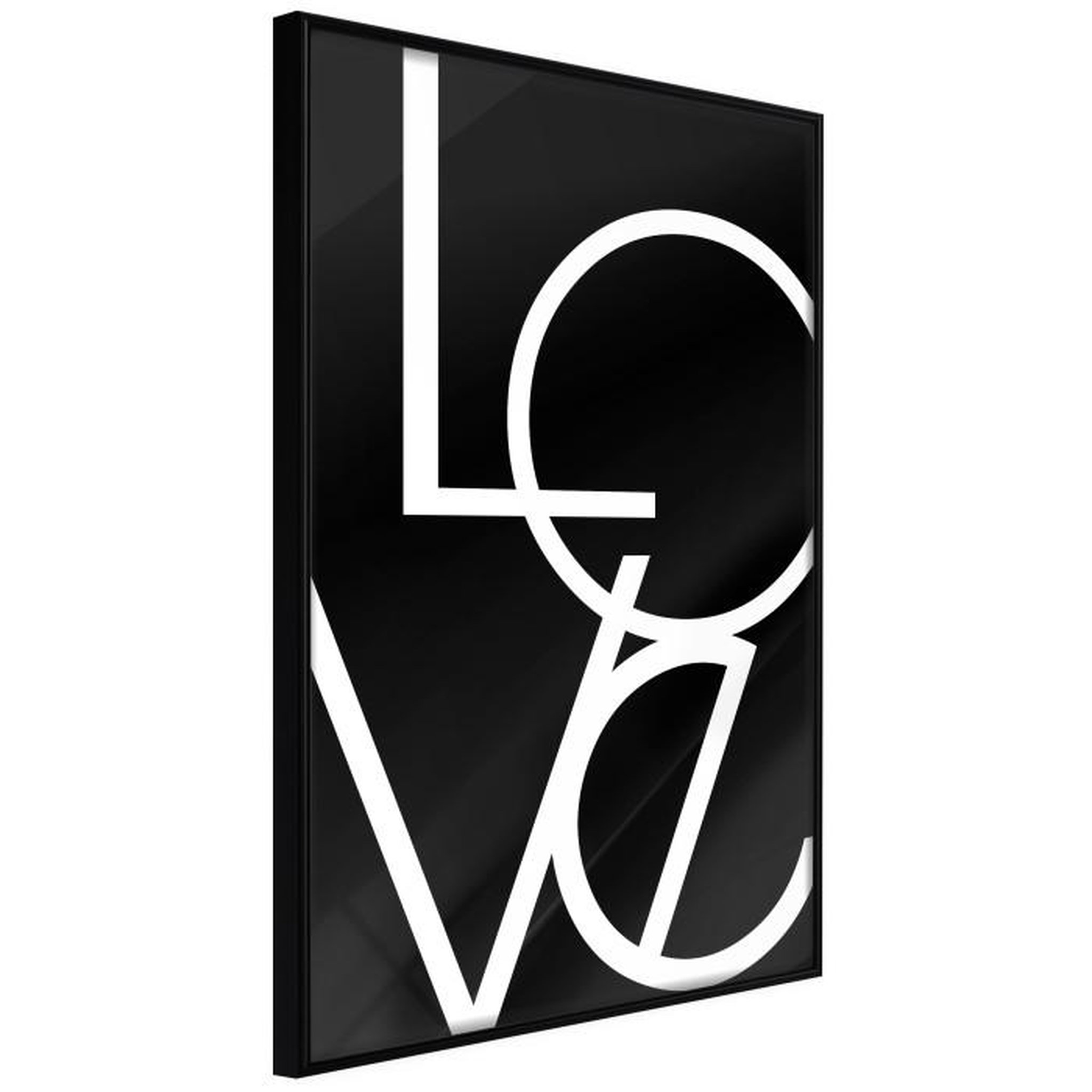 Paris Prix Affiche Murale Encadrée  Simply Love. Coloris disponibles : Noir, Jaune