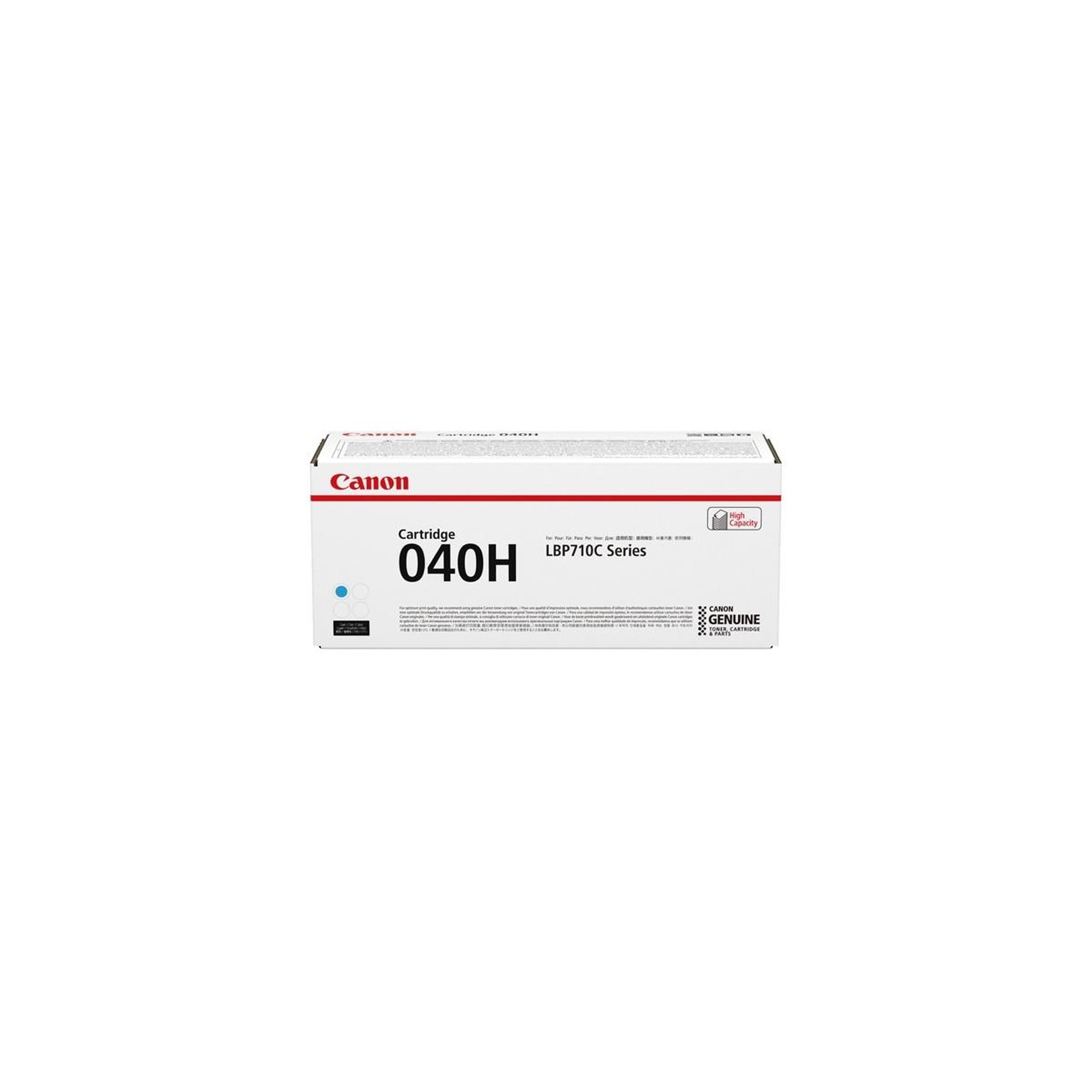 Voir la diapositive 2 : Canon Canon Contract Toner 040H Cyan (0459C002)