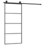 Voir la diapositive 2 : VIDAXL Porte coulissante avec kit de quincaillerie 90x205 cm Verre ESG